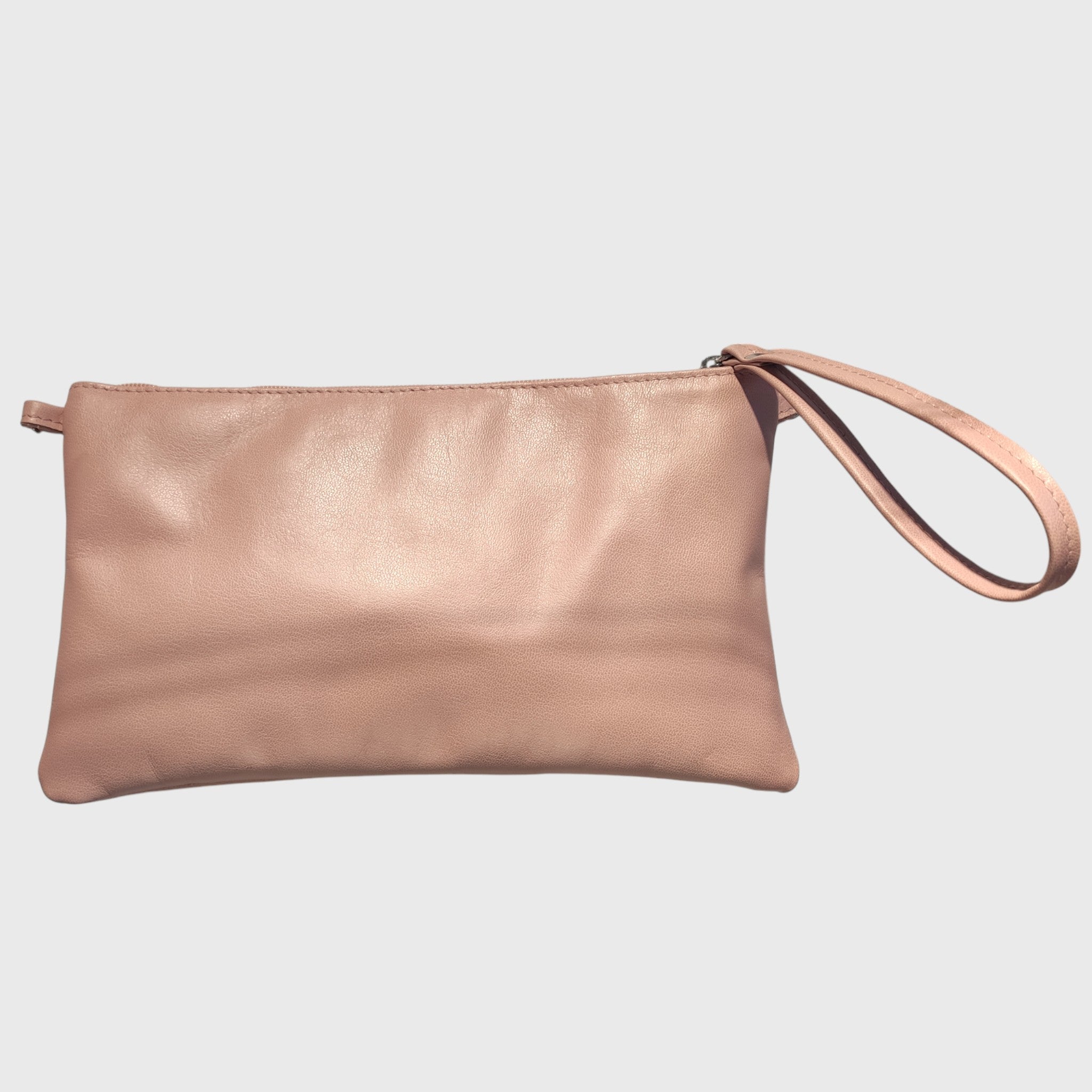 Pelletteria Pelle Nuda Milano, Tracolla ASV rosa, artigianato italiano, vera pelle, borsa donna